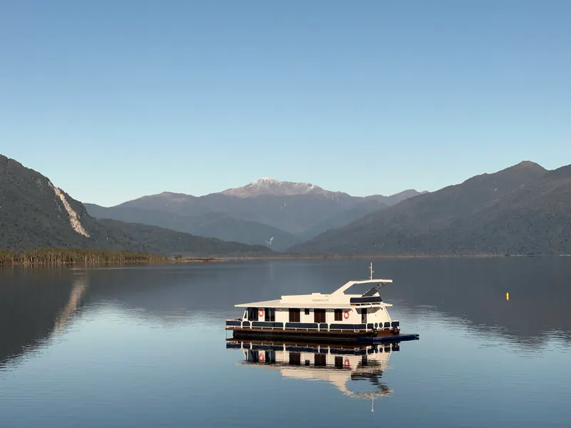 Lake Brunner at Moana on the West Coast of New Zealand